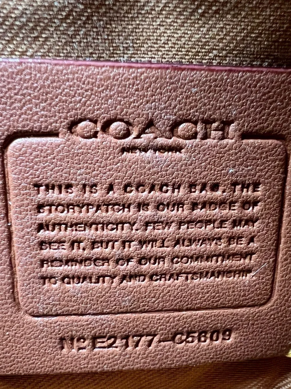 Coach Cream Pebbled Leather Crossbody with Gold Hardware